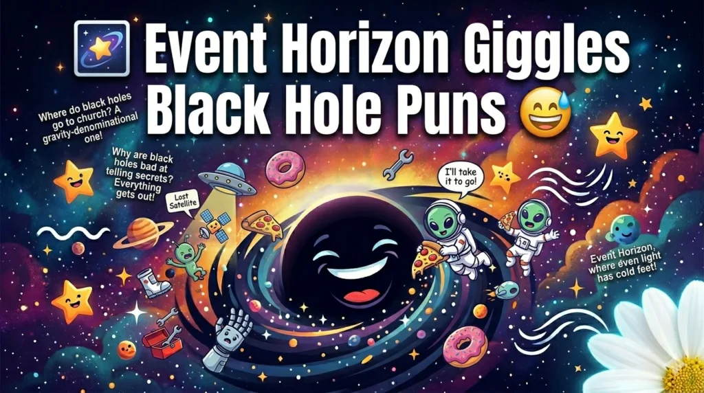Event Horizon Giggles Black Hole Puns
