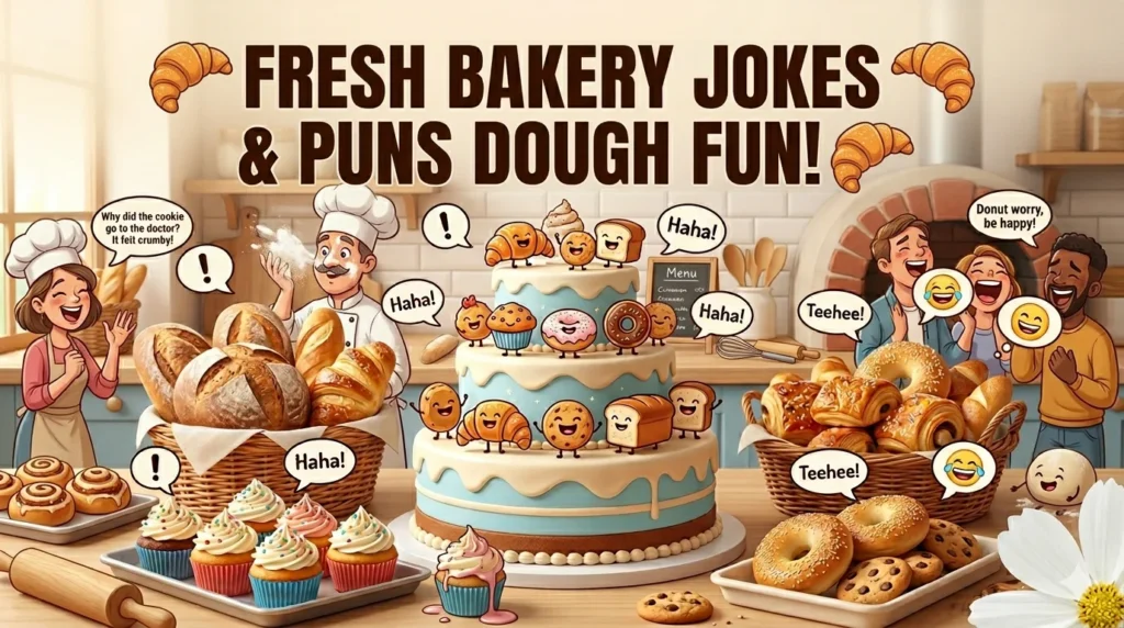 Fresh Bakery Jokes & Puns Dough Fun!