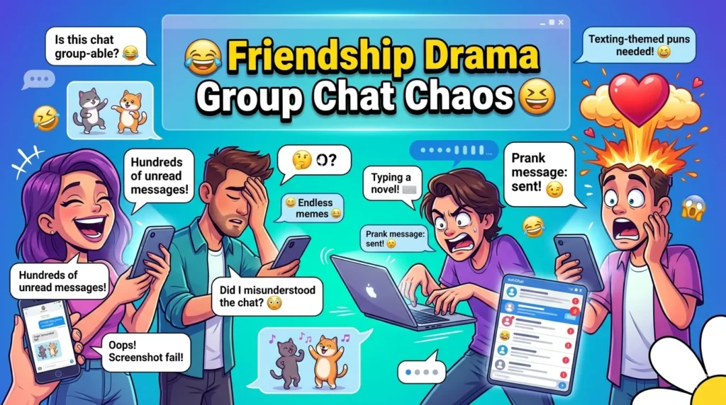Friendship Drama Group Chat Chaos