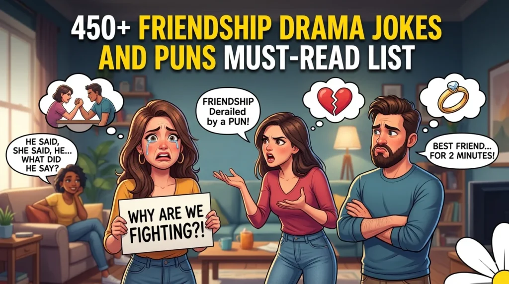 Friendship Drama Jokes and Puns Must-Read List