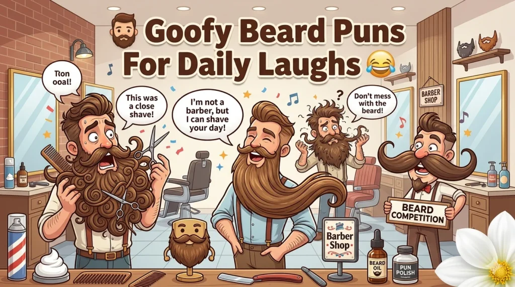Goofy Beard Puns For Daily Laughs