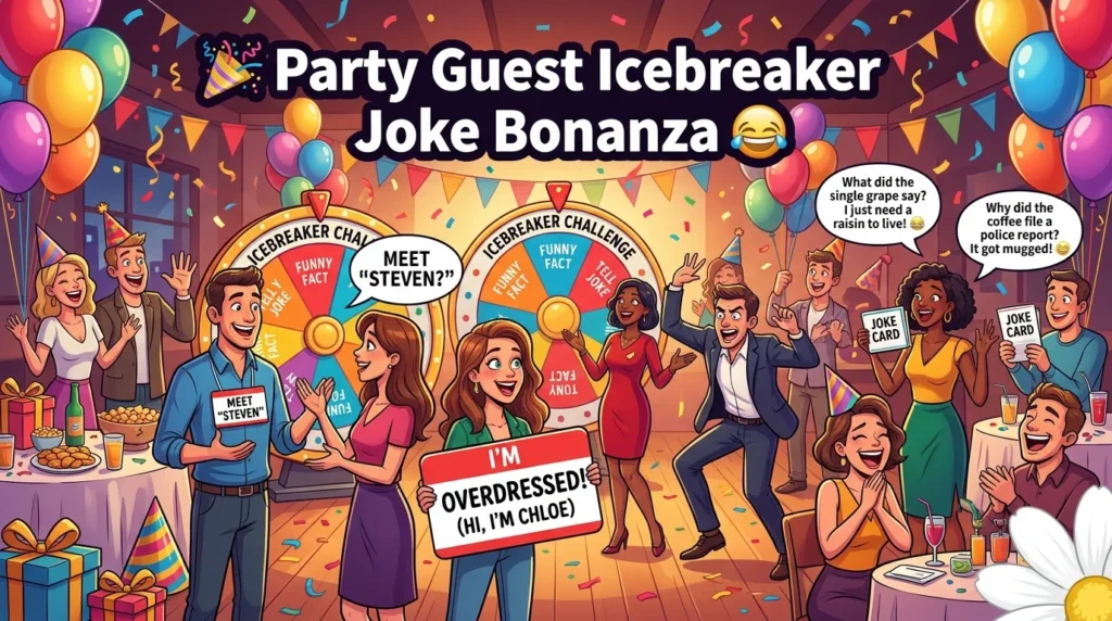 Party Guest Icebreaker Joke Bonanza