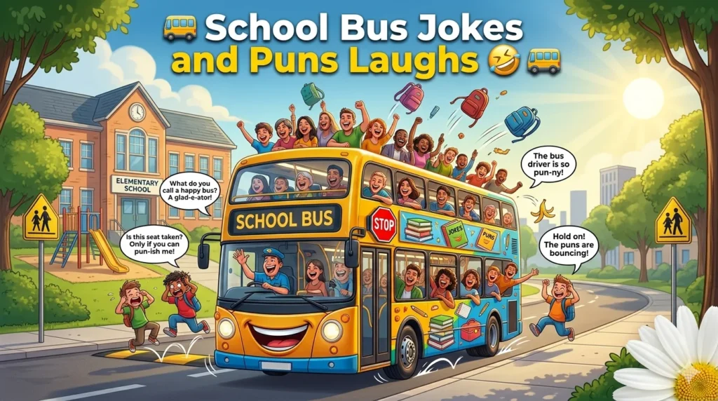 School Bus Jokes and Puns Laughs