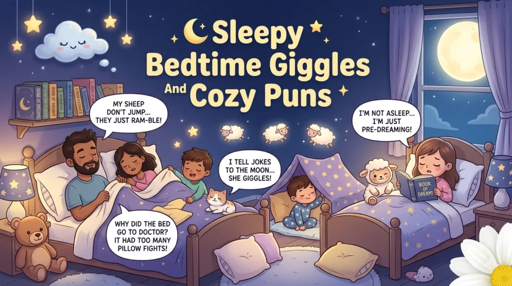 Sleepy Bedtime Giggles And Cozy Puns