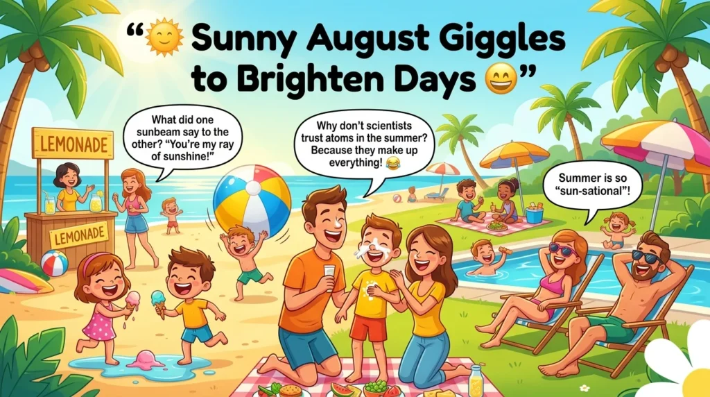 Sunny August Giggles to Brighten Days