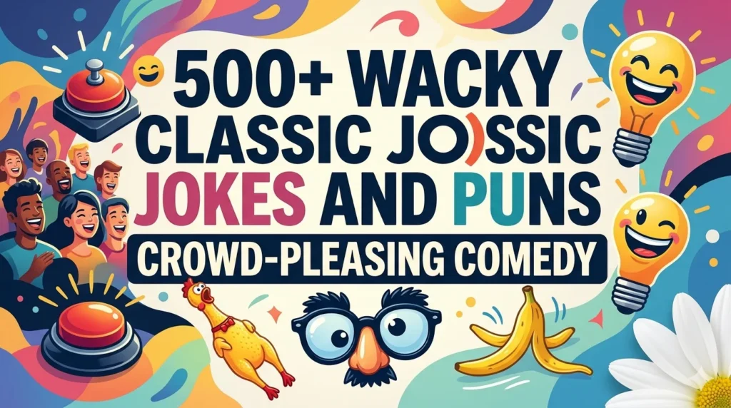 Wacky Classic Jokes and Puns Crowd-Pleasing Comedy