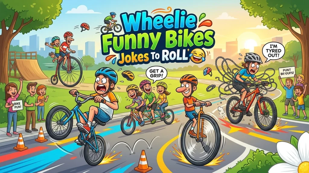 Wheelie Funny Bike Jokes To Roll
