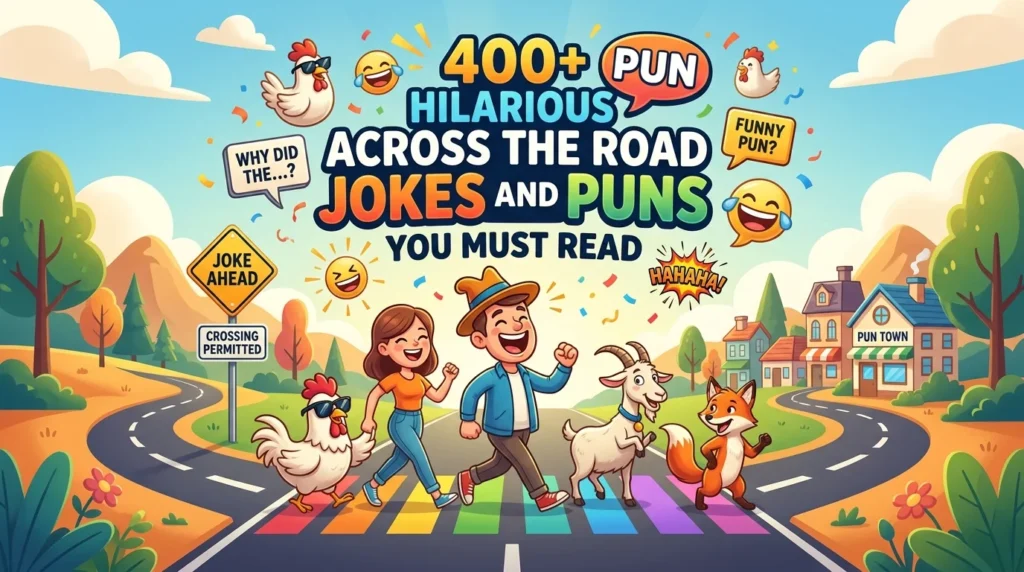 Hilarious Across The Road Jokes and Puns You Must Read
