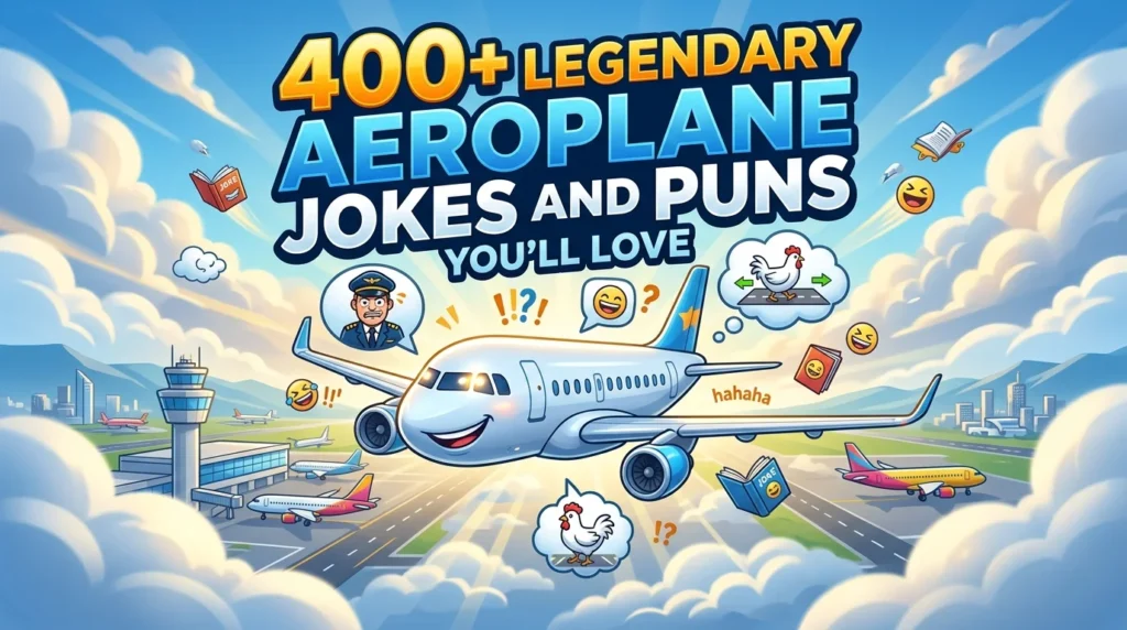 Legendary Aeroplane Jokes and Puns You’ll Love