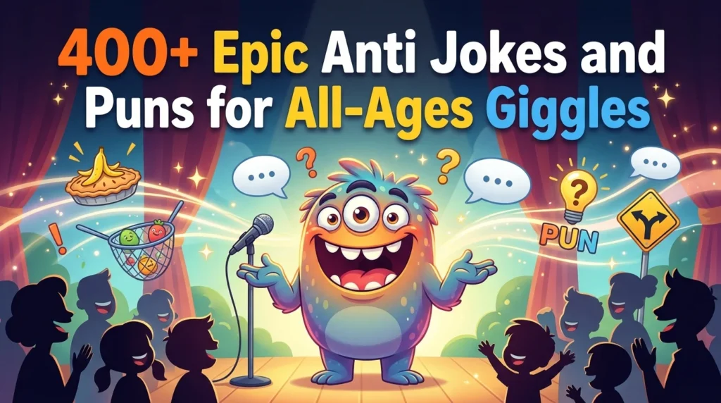 Epic Anti Jokes and Puns for All-Ages Giggles