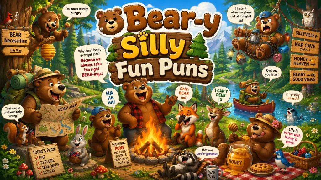 Bear-y Silly Forest Fun Puns