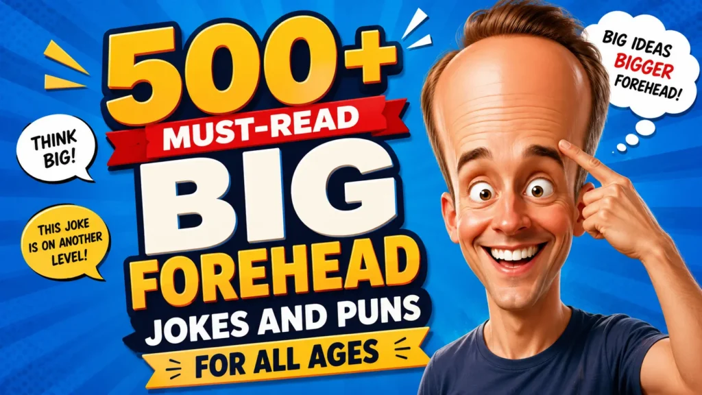 Must-Read Big Forehead jokes and Puns for All Ages