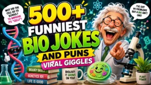 Funniest Bio jokes and Puns Viral Giggles