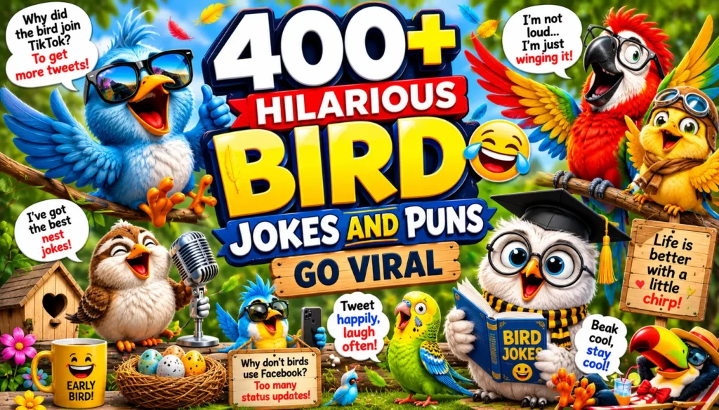 Hilarious Bird Jokes and Puns Go Viral