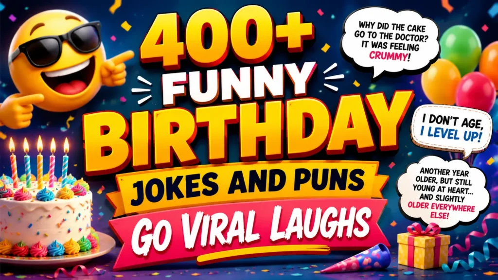 Funny Birthday jokes and Puns Go Viral Laughs