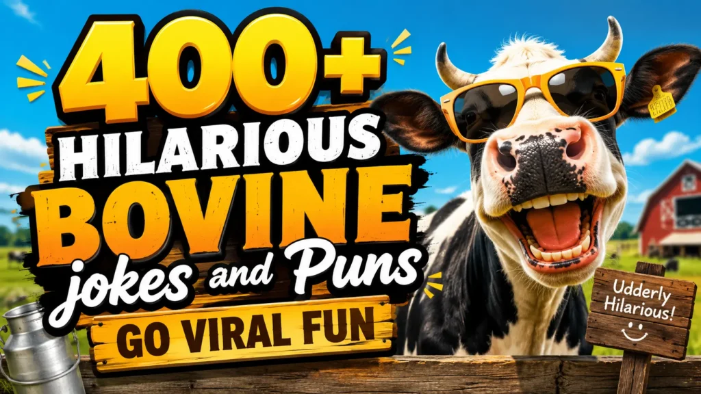 Hilarious Bovine jokes and Puns Go Viral Fun