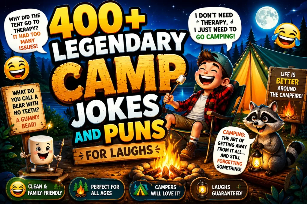 Legendary Camp Jokes and Puns for Laughs