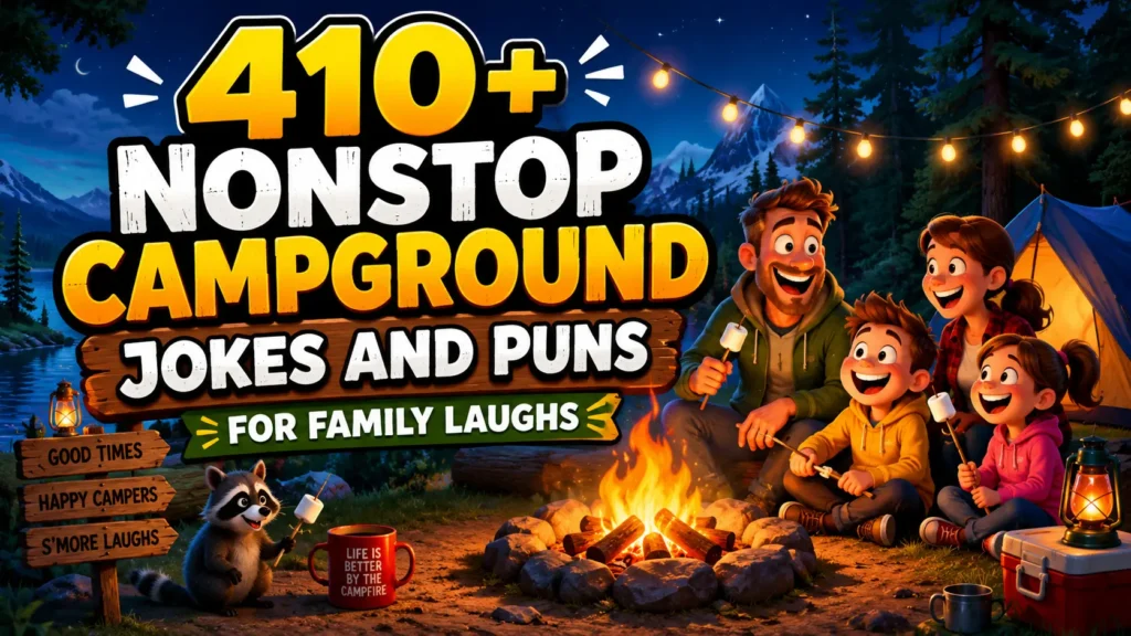 Nonstop Campground Jokes and Puns for Family Laughs
