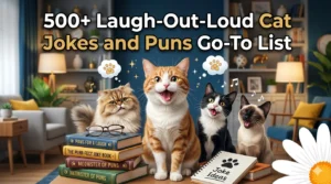 Laugh-Out-Loud Cat Jokes and Puns Go-To List