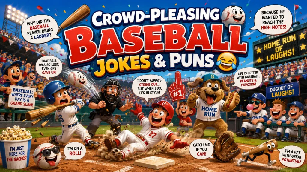 Crowd-Pleasing Baseball Jokes & Puns