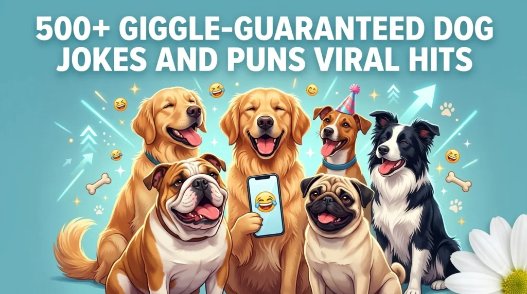 Giggle-Guaranteed Dog Jokes and Puns Viral Hits