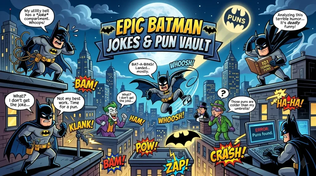 Epic Batman Jokes & Pun Vault
