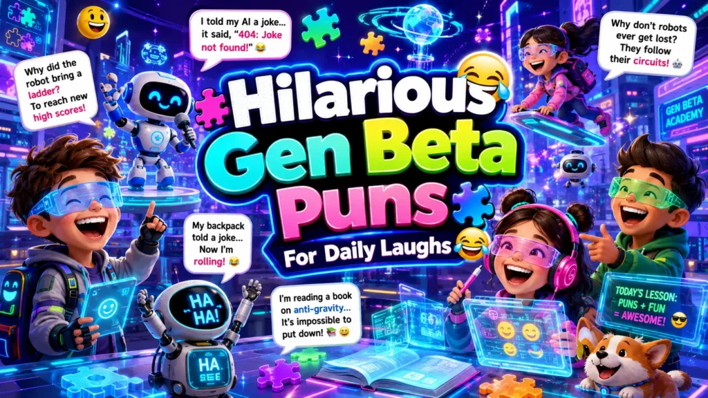 Hilarious Gen Beta Puns For Daily Laughs