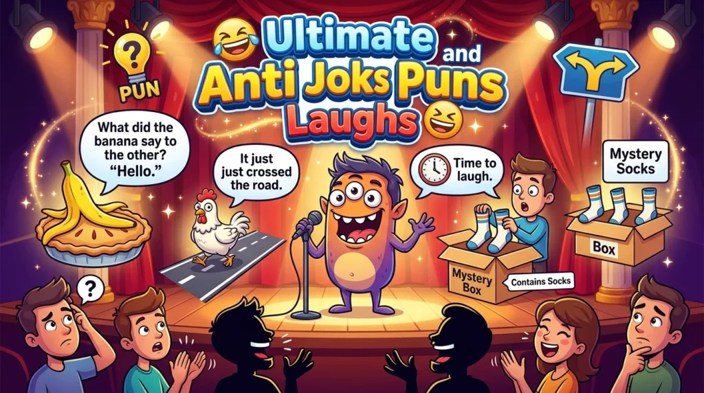 Ultimate Anti Jokes and Puns Laughs