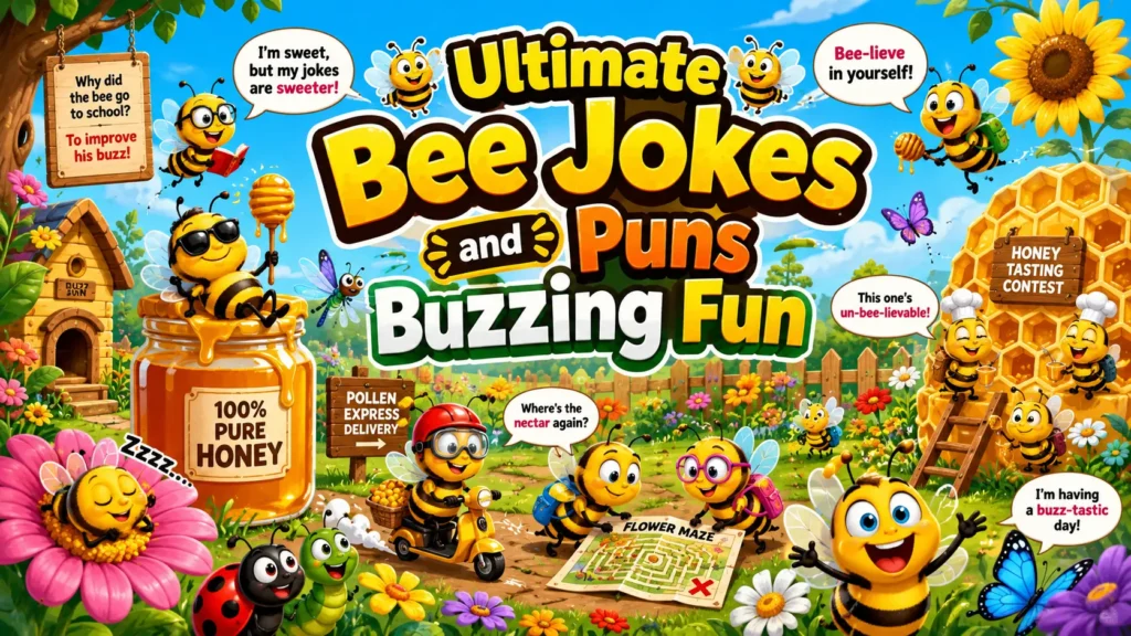Ultimate Bee Jokes and Puns Buzzing Fun