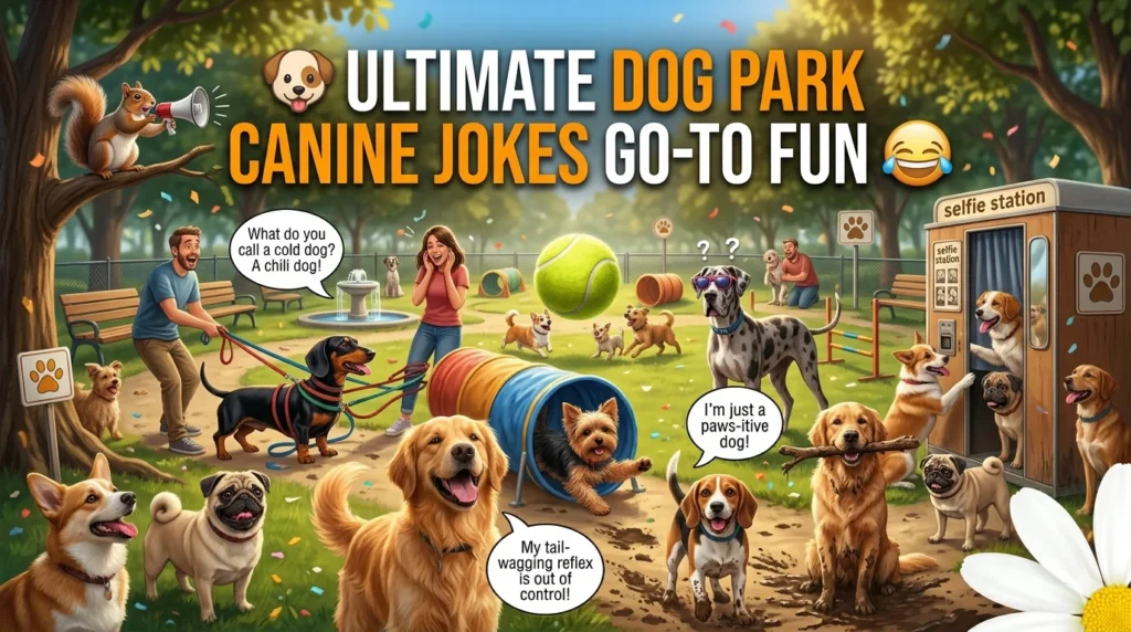 Ultimate Dog Park Canine Jokes Go-To Fun